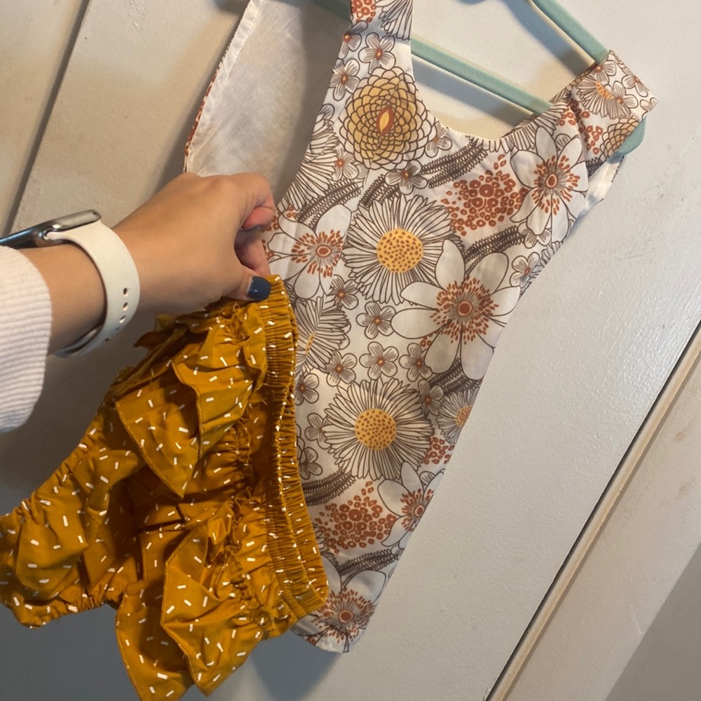 Girls Mustard Summer Outfit